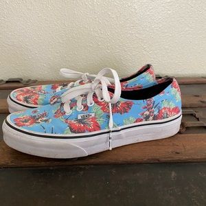 Vans limited X Star Wars Yoda Aloha floral print MN size 5.5 WMN size 7 unisex ~